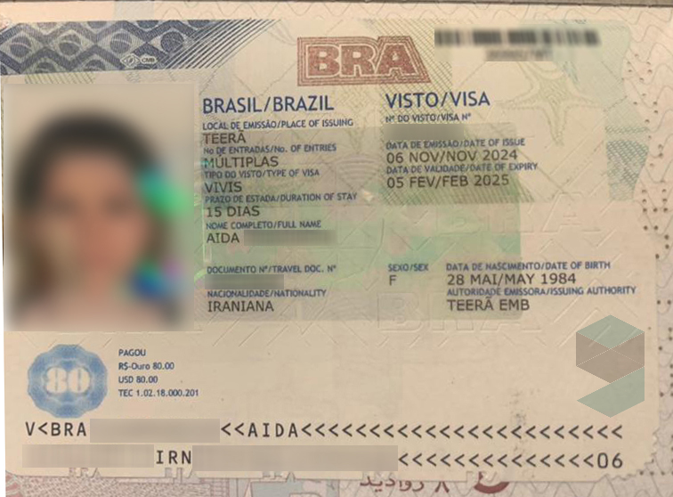 Brazil Visa Sample- Visaland